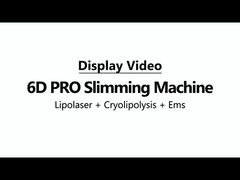 آلة تجميد الدهون بالليبوليزر (Lipolaser Cryotherapy) 6D Cryolipolysis EMS فقدان الوزن